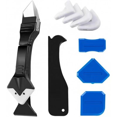 Scraper Caulk Remover Smoother Tool Silicone Remover Caulk Finisher Sealant Smooth Scraper Grout Kit Tool